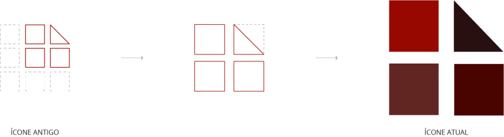 Evolução do ícone da Booknando.